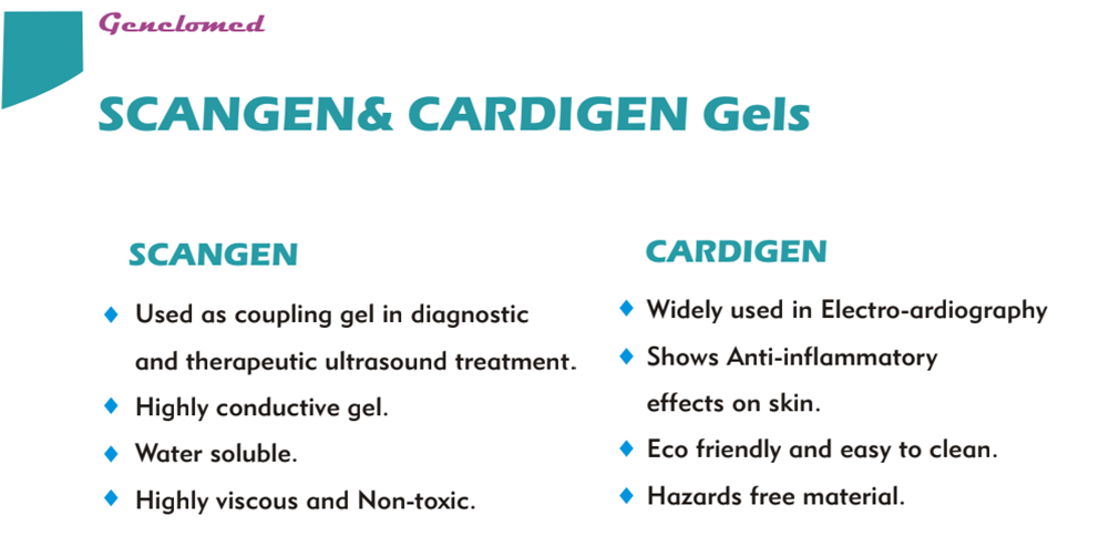 SCANGEN & CARDIGEN GELS